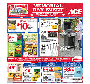 2013 Memorial Day Sale