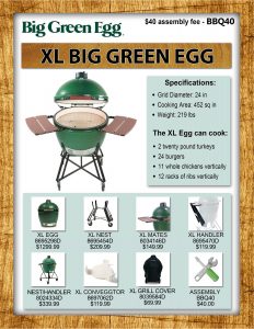 XL Big Green Egg