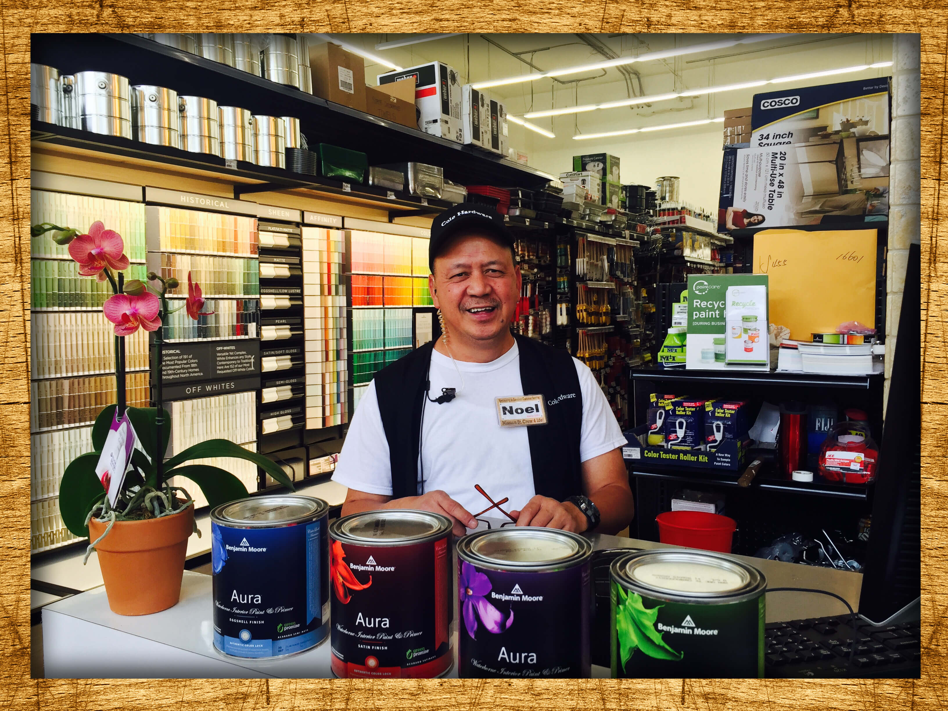 Cole Hardware Employee from Paint Department 