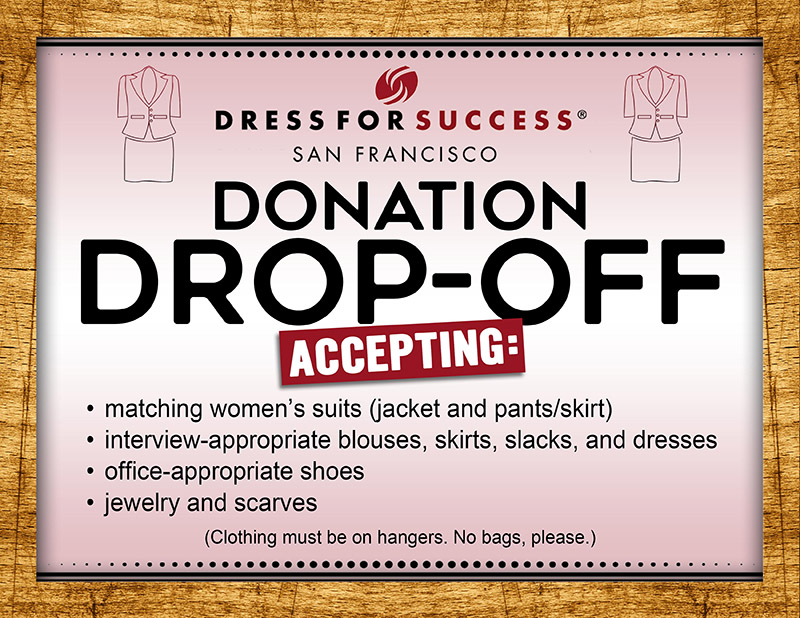 dress for success drop off locations